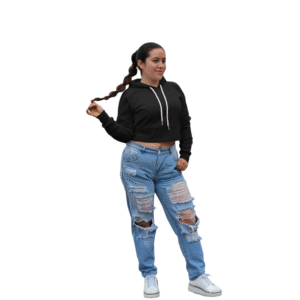 Crop Hoodie Mujer