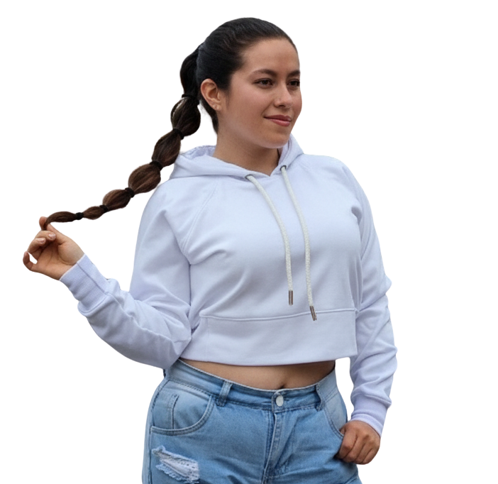 Crop Hoodie Mujer