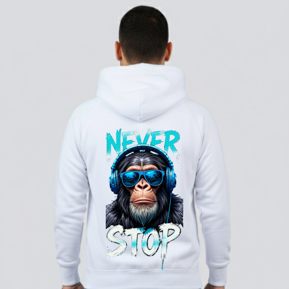 37 Hoodie Hombre Never