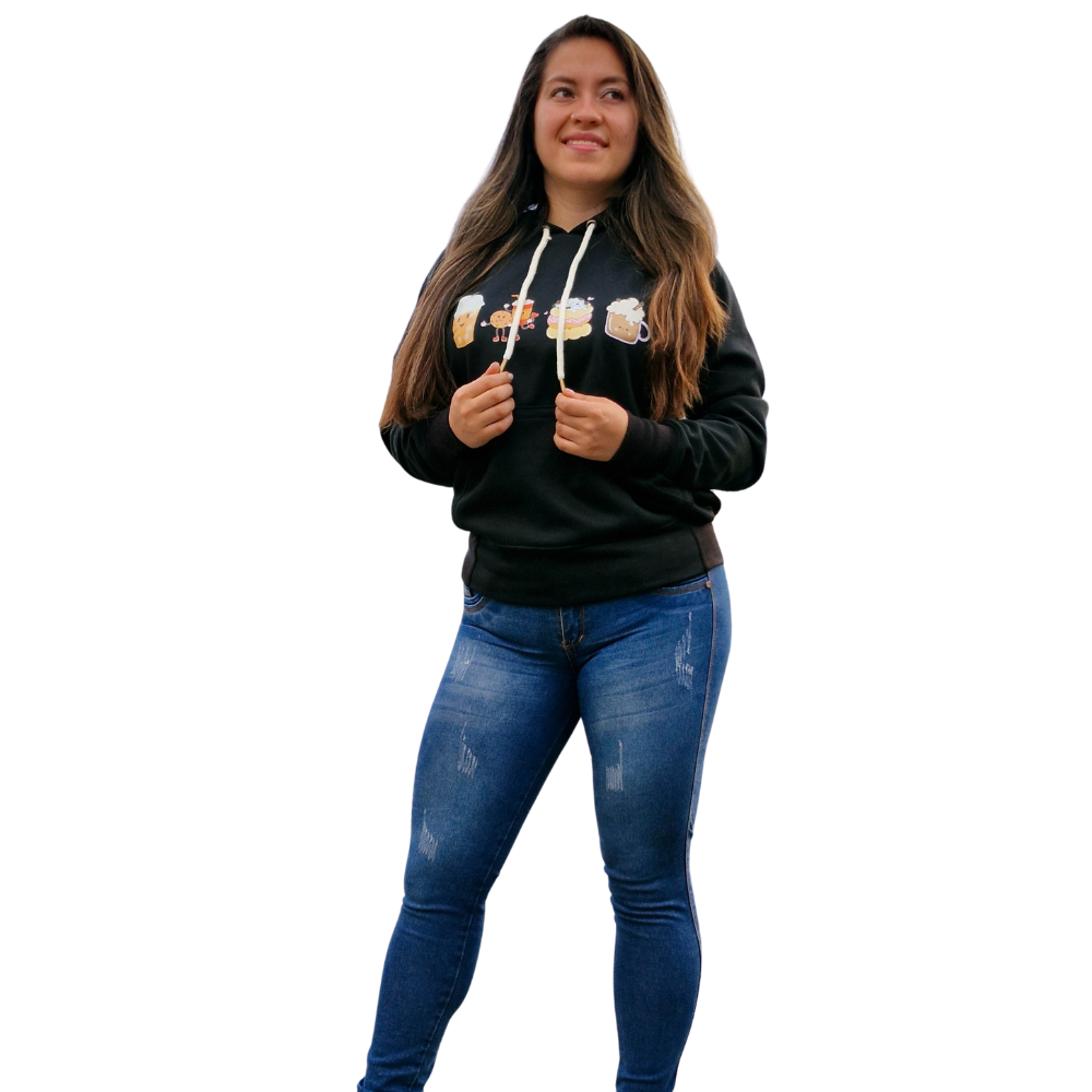 Hoodie Mujer Coffee