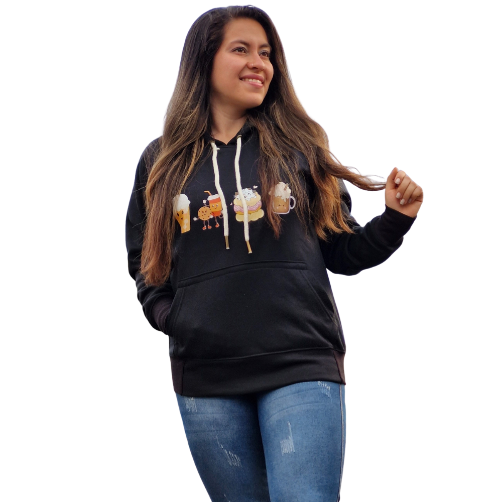 Hoodie Mujer Coffee