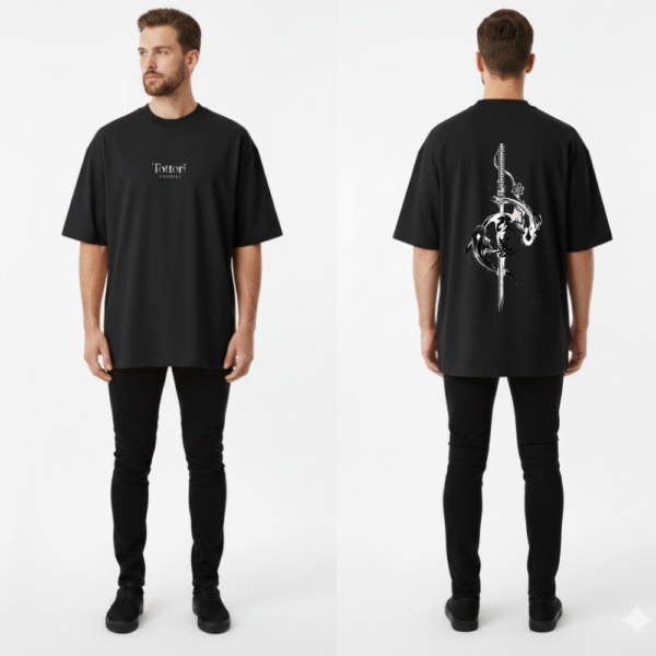 48 Camiseta Oversize luxury 250 gr Catana Blanca