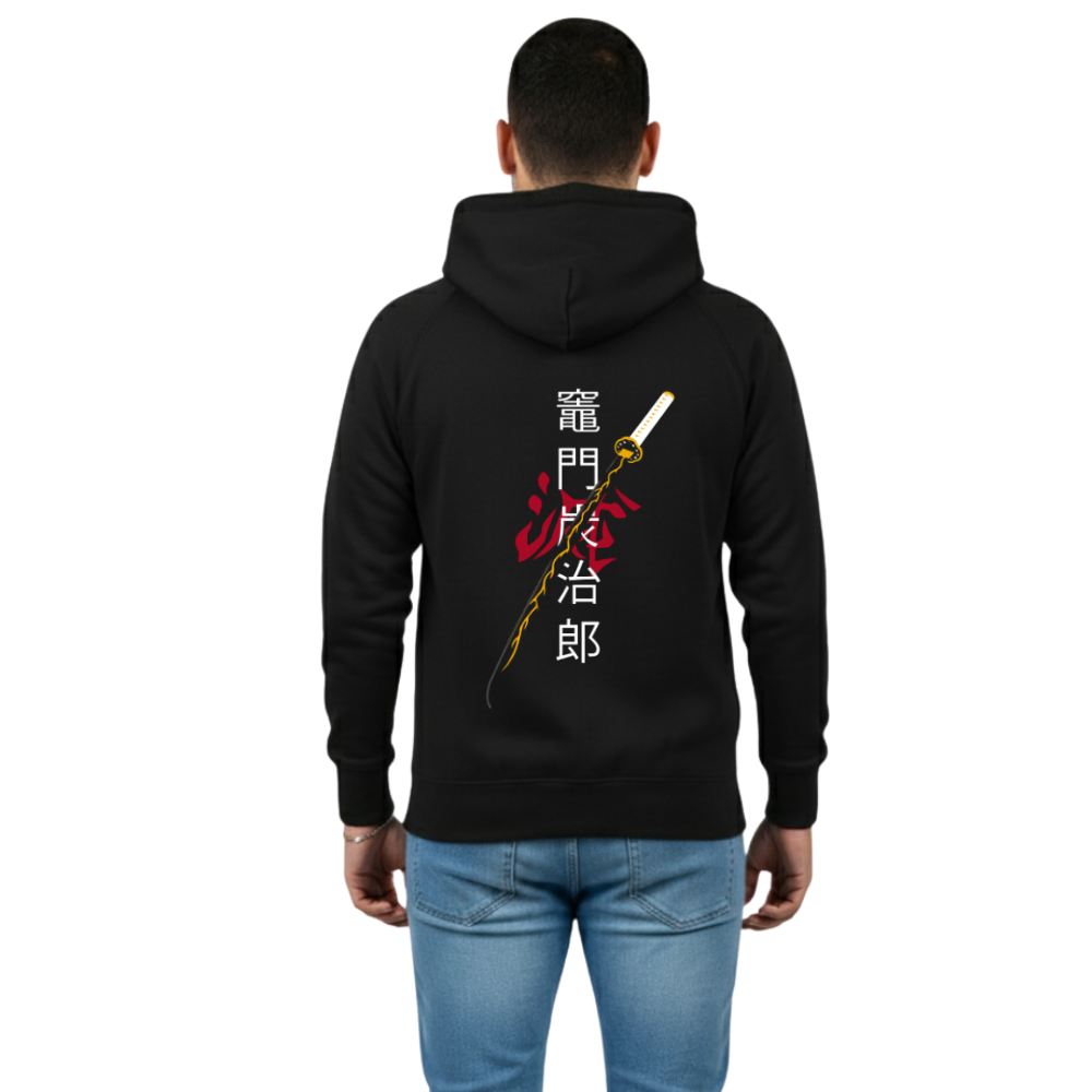 81 Hoodie Hombre Catana Negra