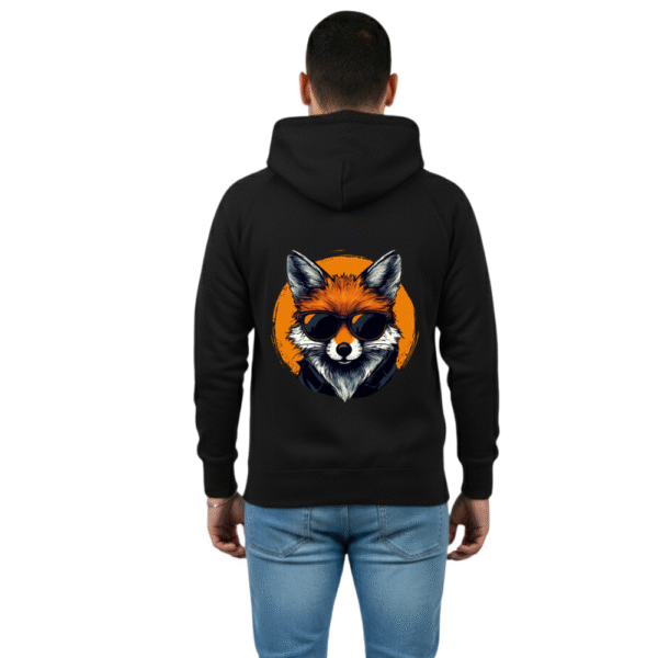 82 Hoodie Hombre Fox Negro