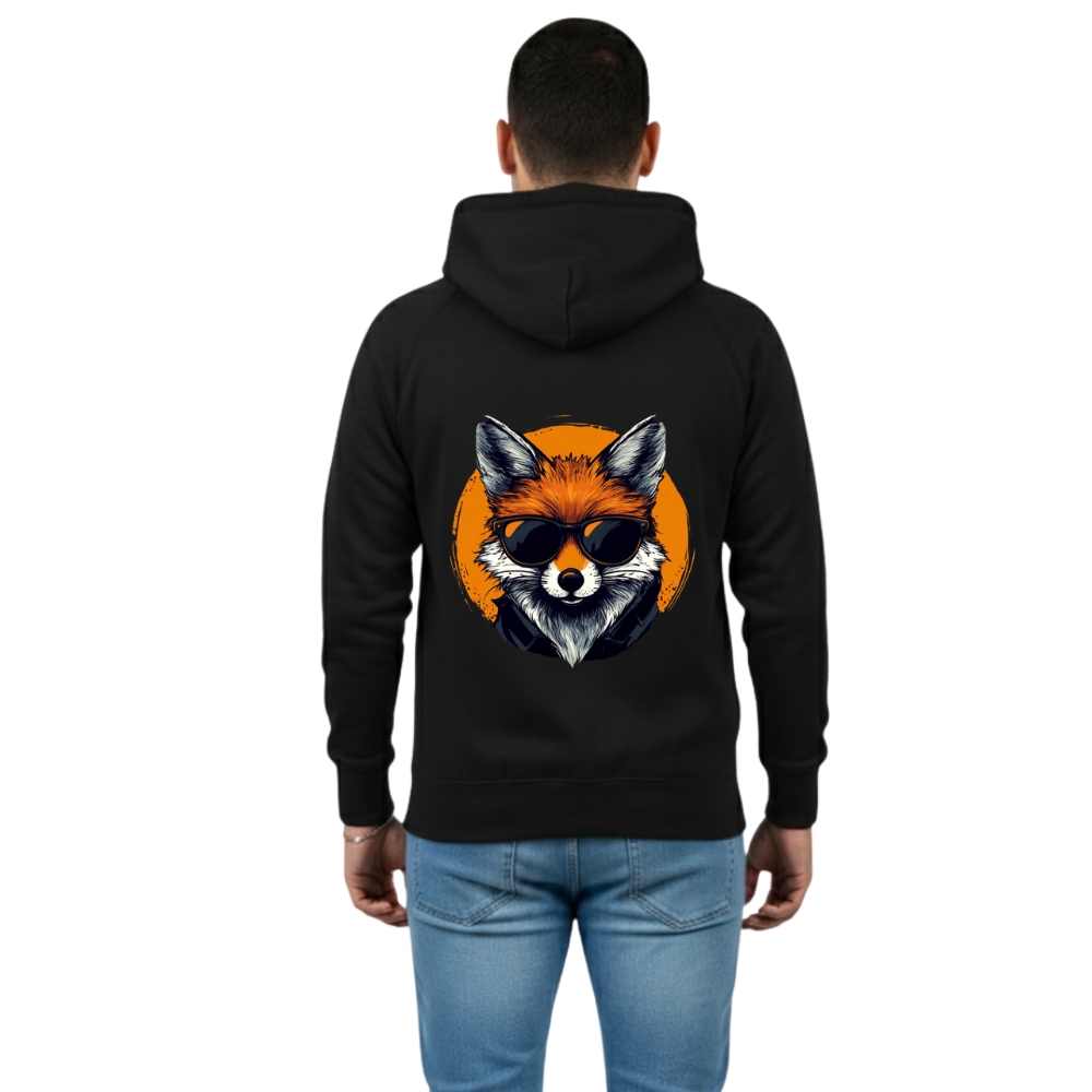 82 Hoodie Hombre Fox Negro