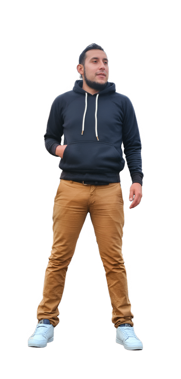 9 Hoodie Hombre Fox Negro