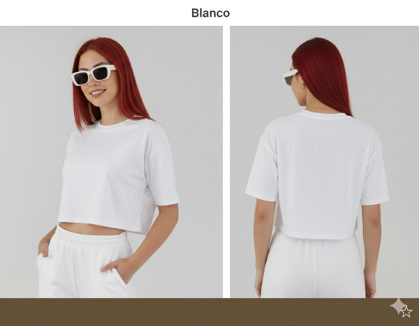 Camiseta Crop Top 200 Gr