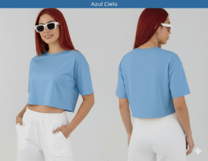 Camiseta Crop Top 200 Gr